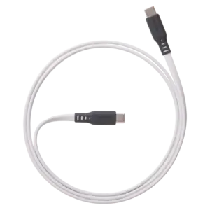 Ventev Flat USB-C to USB-C White 6Ft